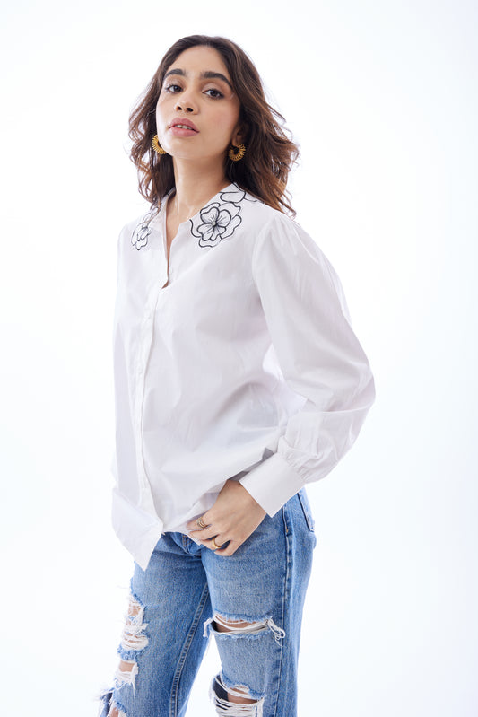 Inaya Flower Shirt